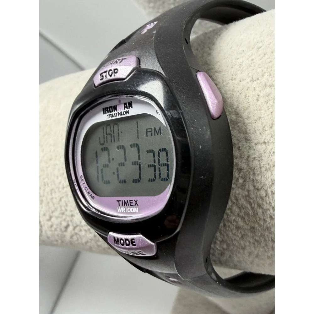 Timex T5K187 New Battery 689‎ Ladies Ironman Triathlon 34MM 7.5
